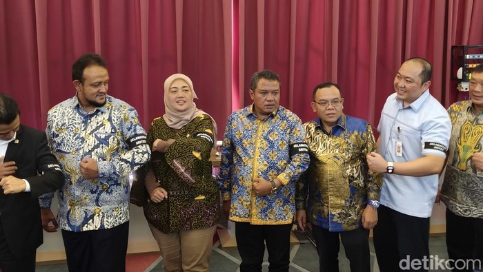 Kunjungan Komisi VII DPR RI di PT Sritex, Kecamatan/kabupaten Sukoharjo, Kamis (7/11/2024).