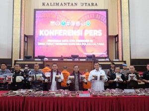 Polda Kaltara Ungkap 68 Perkara Narkoba Sejak Agustus, 150 Kg Sabu Disita