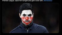 Waktu Mikel Arteta di Arsenal dianggap sudah habis. (Foto: dok. Internet/X (Twitter)
