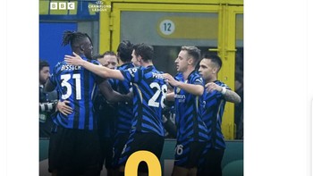 Inter Milan belum pernah kebobolan di Liga Champions. Foto: X.com