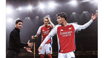 Sementara Arteta harus segera membangkitkan kembali Arsenal dari keterpurukan. Foto: X.com
