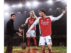 Meme Pertahanan Gerendel Inter Bikin Arsenal Tak Berkutik