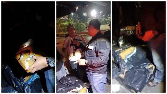 Polda Lampung gagalkan penyelundupan 159 kg ganja di Pelabuhan Bakauheni.