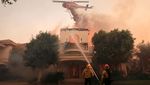 Rumah-rumah Mewah di California Dilalap Api Kebakaran Hutan
