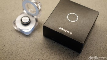 Galaxy Ring dapat dibeli dengan harga Rp6.499.000 secara online di samsung.com/id. Foto: Adi Fida Rahman/detikINET
