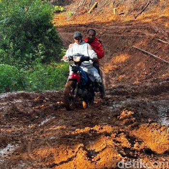Danny Pomanto menjajal Jalur Seko di Kabupaten Luwu Utara. Hermawan Mappiwali/detikcom