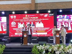 Saling Adu Gagasan 3 Paslon di Debat Publik Pilwalkot Sukabumi