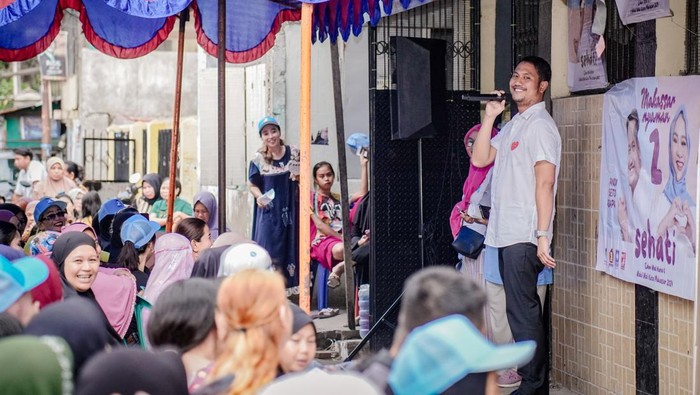 Kampanye Seto-Rezki di Pilwalkot Makassar.