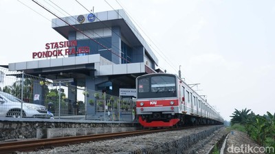 Melihat Wajah Baru Stasiun Pondok Rajeg, Kini Lebih Modern