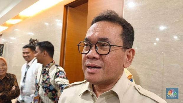 Menteri Perdagangan Budi Santoso, Jumat 8/11/2024),. (CNBC Indonesia/Martyasari Rizky)