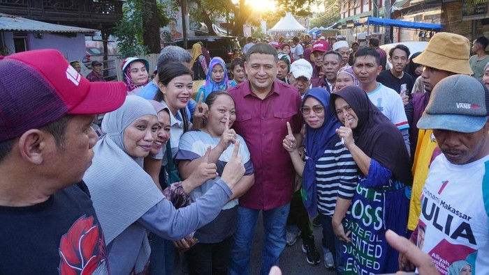 Munafri Arifuddin alias Appi saat kampanye Pilwalkot Makassar.