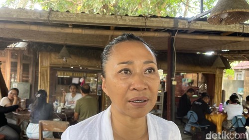 Niluh Djelantik seusai menyerap aspirasi sejumlah kelompok masyarakat, Jumat (8/11/2024). (Ida Bagus Putu Mahendra/detikBali)