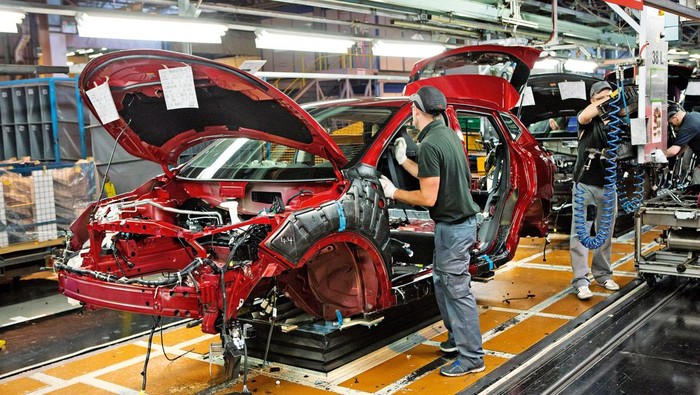 Pabrik Nissan.