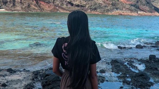 Pantai Beta di Maumere, Kabupaten Sikka, NTT. (Instagram @oliviaata__)