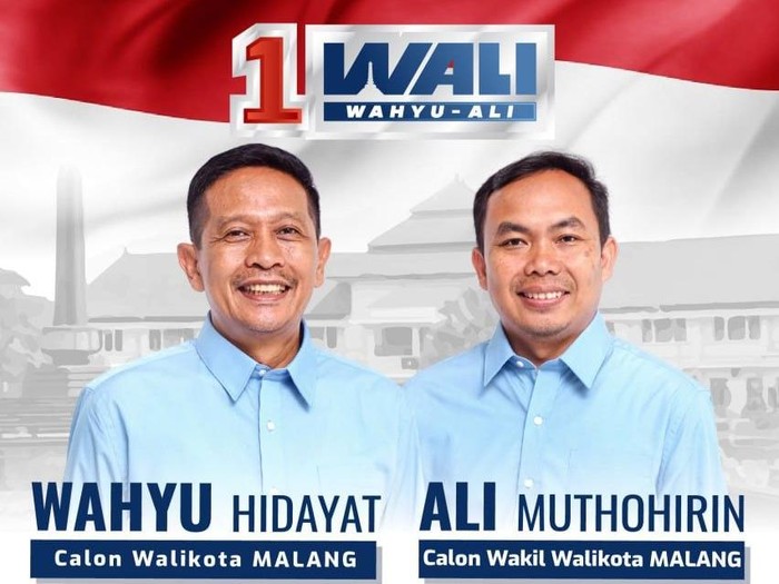 Pasangan calon nomor urut 1 Wahyu Hidayat-Ali Muthohirin