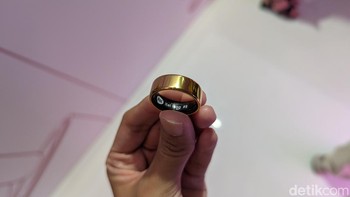 Ini dia Itel Ring, produk cincin pintar pertama dari Itel. Foto: Virgina Maulita Putri/detikINET