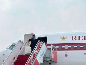 Naik Pesawat Kepresidenan, Presiden Prabowo Bertolak ke China