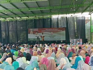 Ribuan Relawan Gus Ipul Nganjuk Bergerak Menangkan Khofifah-Emil