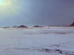 Aneh Tapi Nyata, Hujan Salju di Gurun Arab Saudi