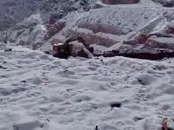 Aneh Tapi Nyata, Hujan Salju di Gurun Arab Saudi