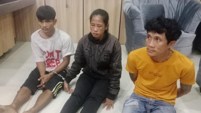 Tiga pelaku pencurian motor kurir paket di Palembang, Sumatera Selatan diamankan