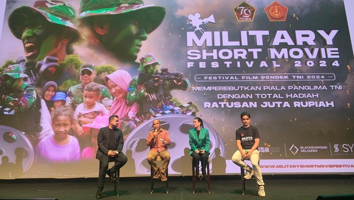 Malam penganugerahan Military Short Movie Festival 2024 dalam rangka memeriahkan HUT ke-79 TNI digelar pada  Jumat (8/11/2024), di Djakarta Theater. Penganugerahan ini mengangkat tema TNI Prima Bersama Rakyat Menuju Indonesia Maju.