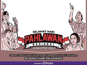 10 Link Twibbon Hari Pahlawan 10 November 2024 Gratis, Yuk Pasang di Medsos!