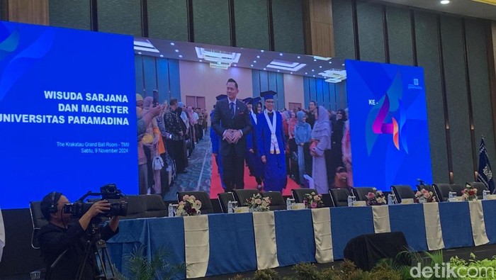 AHY hadiri wisuda Universitas Paramadina