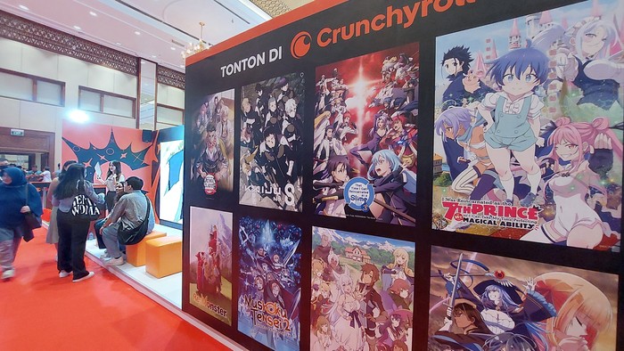 Booth Crunchyroll di Indonesia Comic Con 2024 Booth Crunchyroll di Indonesia Comic Con 2024
