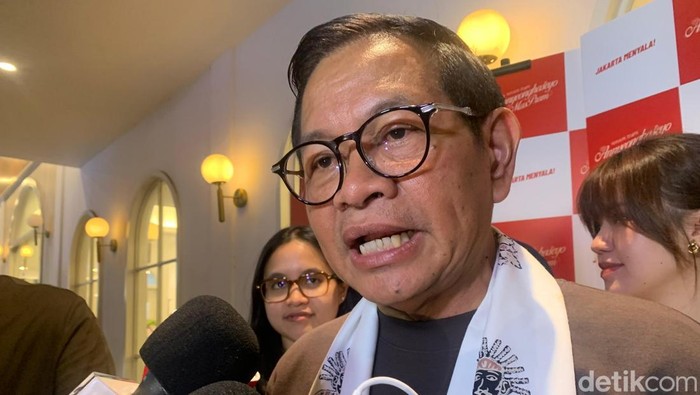 Cagub Jakarta nomor urut 3 Pramono Anung (Mulia/detikcom)