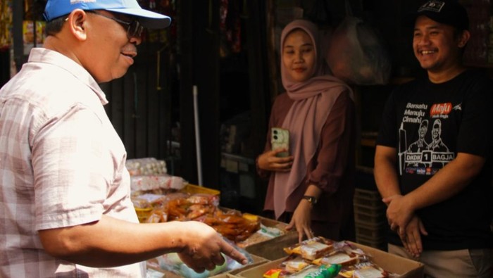 Cawalkot Cimahi, Dikdik Blusukan ke Pasar Cimindi