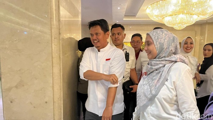 Cawalkot Medan Prof Ridha Dharmaja usai debat Pilwalkot. (Kartika Sari/detikSumut)