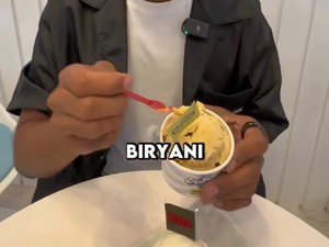 Racikan Es Krim Rasa Nasi Biryani yang Gurih Unik