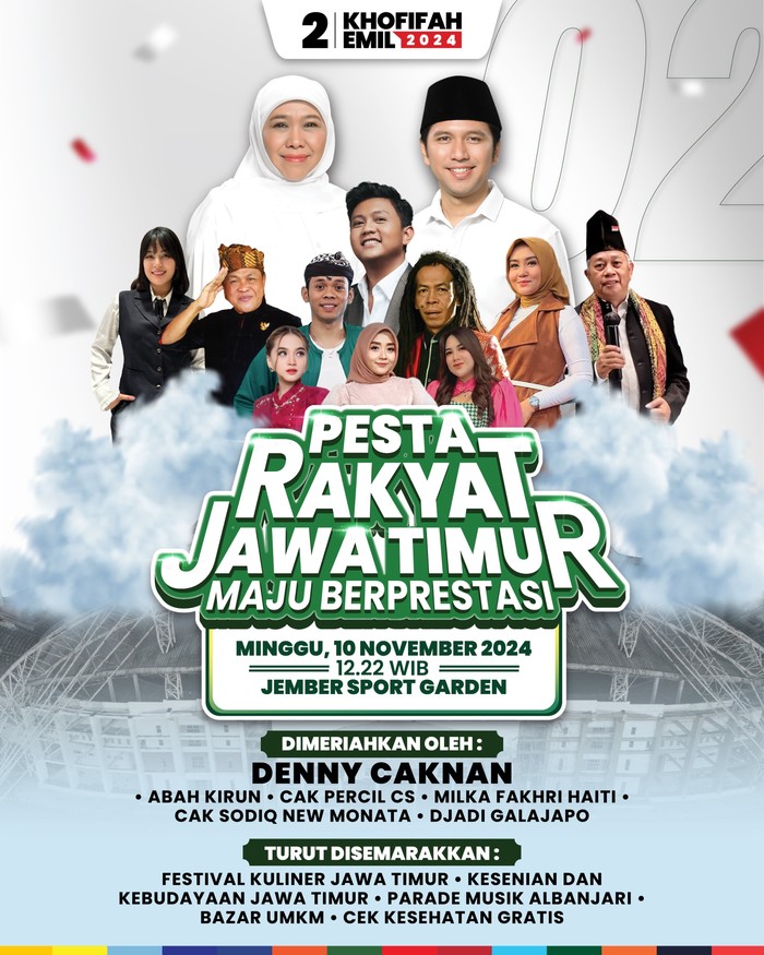 kampanye akbar khofifah-emil
