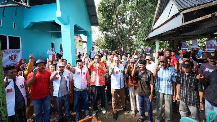 Kampanye Danny-Azhar di Pilgub Sulsel.