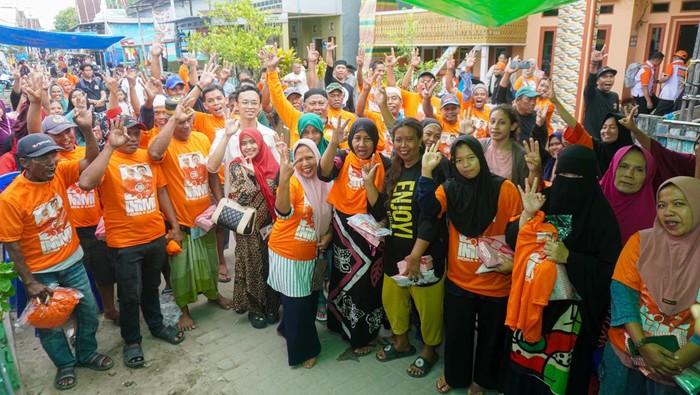 Kampanye INIMI di Sangkarrang Makassar.