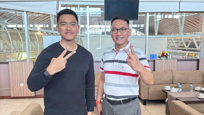 Ketum PSI Kaesang Pangarep dan Farid Kasim Judas.