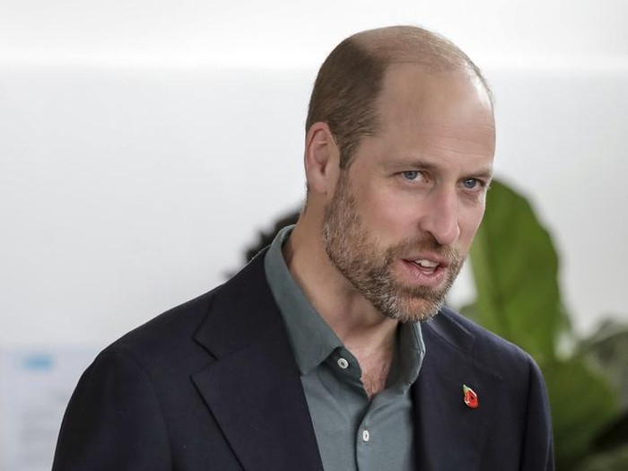 Pangeran William di Afrika Selatan Pangeran William dari Inggris berbicara kepada peserta Program Pemuda Pemimpin Iklim Earthshot Prize di Rooftop on Bree di Cape Town, Afrika Selatan, Senin 4 November 2024.
