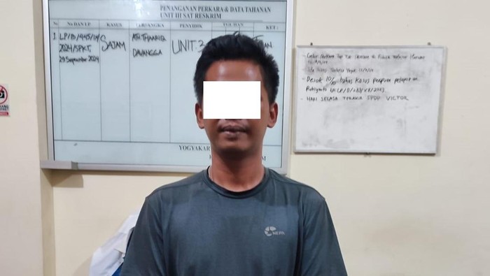 Pemobil yang viral pukul pemotor di Jogja ditangkap, Sabtu (9/11/2024).