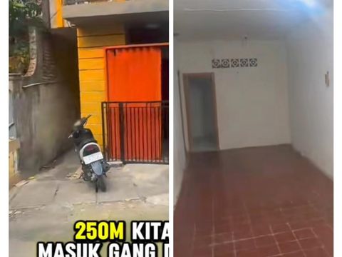 Penampakan gang dan rumah baru Nenek Hasna yang diberikan oleh Kementerian PKP.