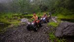 Serunya Basah-basahan Main ATV di Lereng Gunung Merapi
