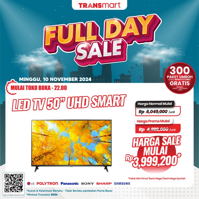 Transmart Full Day Sale-Televisi