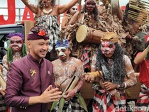 Wamen Kebudayaan Giring Ganesha Hadiri Subak Spirit Festival di Jatiluwih