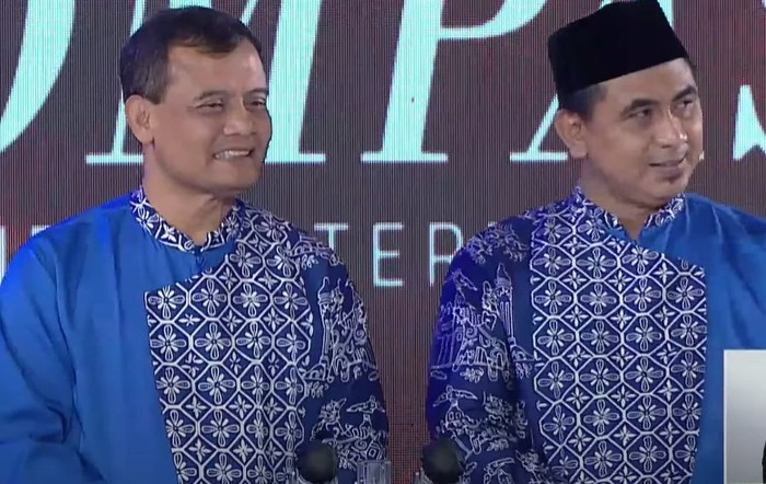 Ahmad Luthfi dan Taj Yasin (dok. YouTube KPU Jawa Tengah)