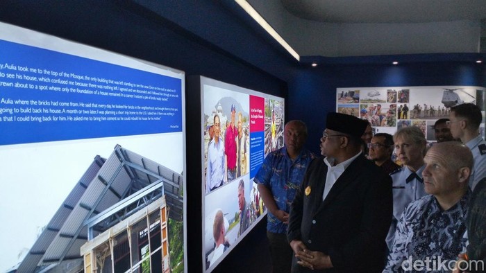 Amerika Serikat melalui USAID menggelar pameran saat mereka membantu Aceh. (Foto: Agus Setyadi/detikSumut).