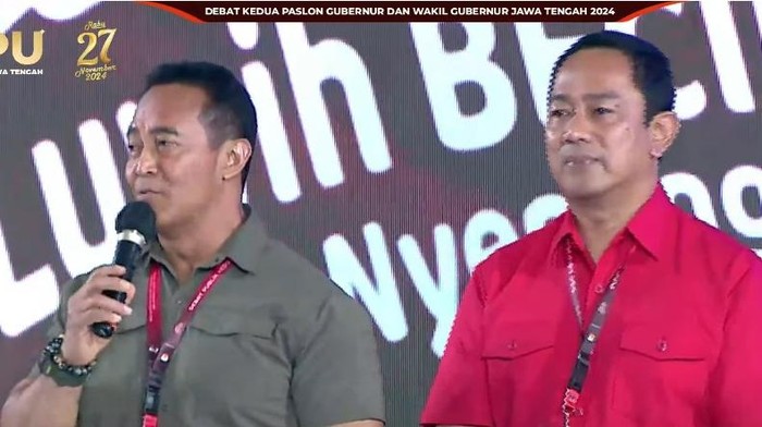 Andika Perkasa dan Hendi (dok. YouTube KPU Jawa Tengah)