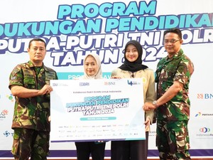 180 Anak Anggota TNI & Polri Dapat Beasiswa BRI Peduli