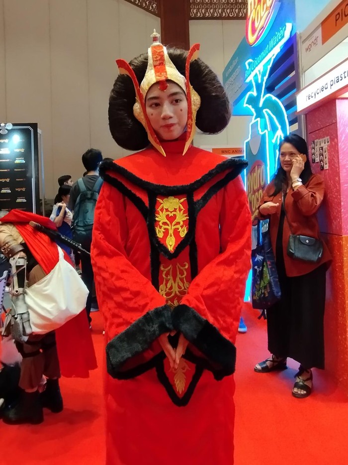 Cosplay Cosplayer di Indonesia Comic Con 2024.