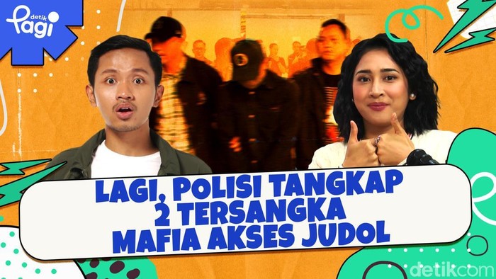 Detik Pagi edisi Senin, 11 November 2024 membahas Lagi, Polisi Tangkap 2 Tersangka Mafia Akses Judol