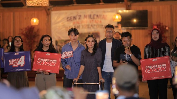 Gen Z Milenial mendukung paslon nomor urut 4, Sherly Tjoanda-Sarbin Sehe di Pilgub Malut.
